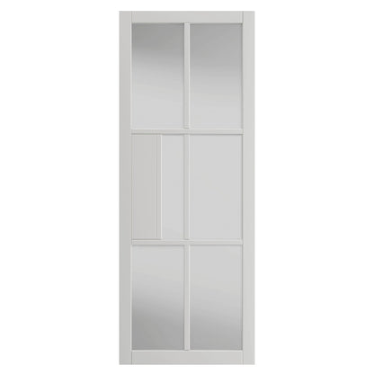 JB Kind Civic White Clear Glass Internal Door - 1981 x 838 x 35mm (78in x 33in)