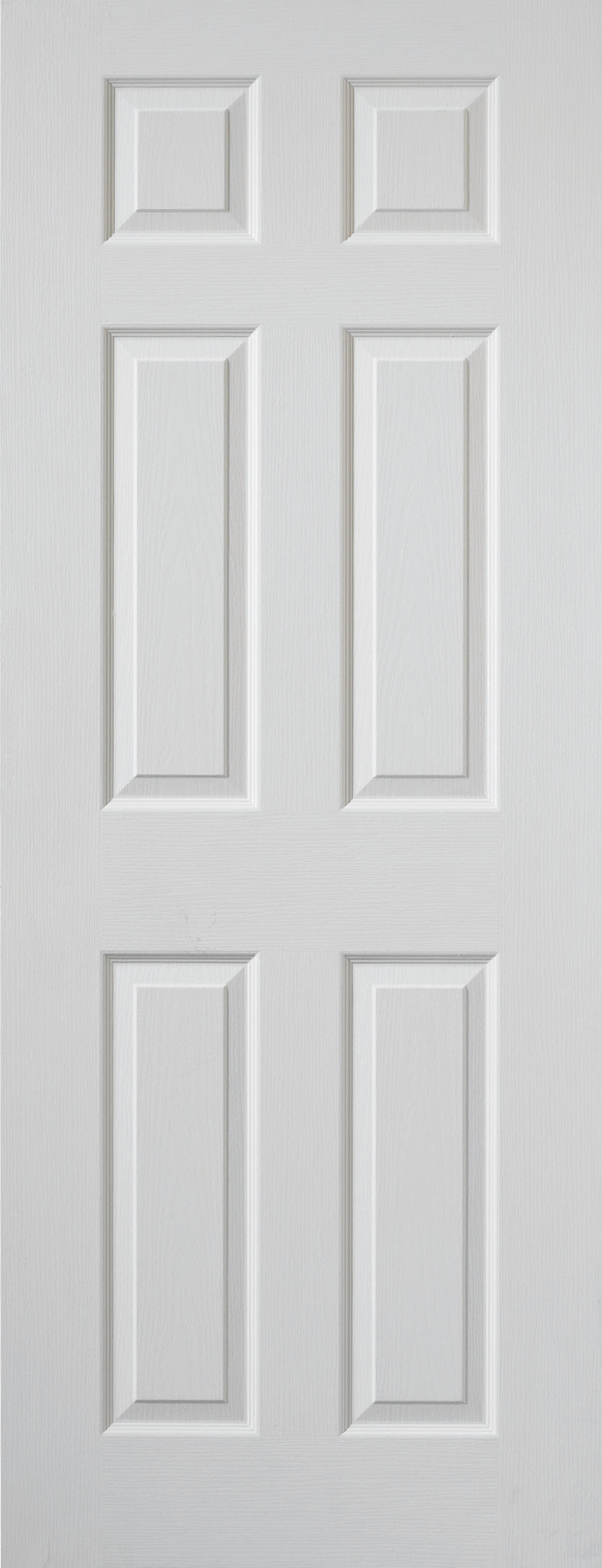 Image for JB Kind White Textured 6 Moulded Panel Colonist Internal Door