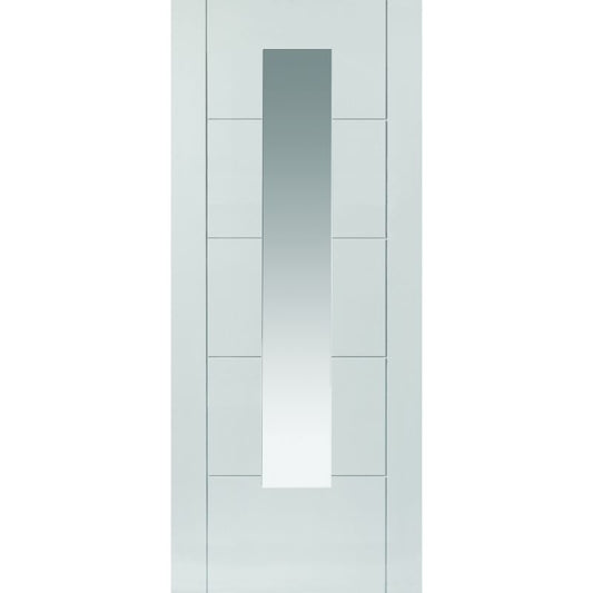 JB Kind Emral White Pre-finished Glazed Internal Door (1981 x 686 x 35mm)