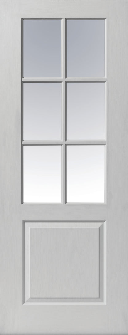 Image for JB Kind White Primed Moulded Panel Faro Door