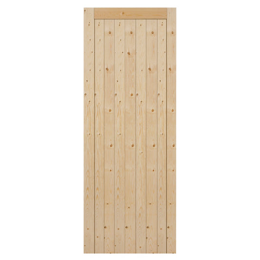 JB Kind Softwood Boarded FL&B External Door