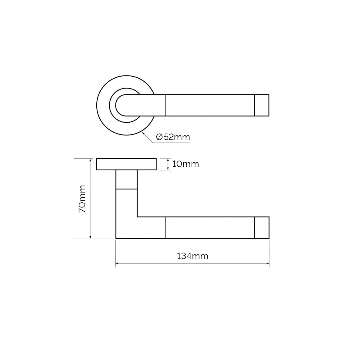 JB Kind Portland Polished Satin Stainless Steel Latch Pack