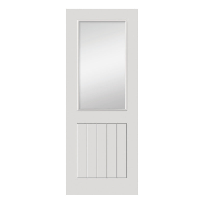 JB Kind Thames White Glazed 1 Panel Internal Door - All Sizes