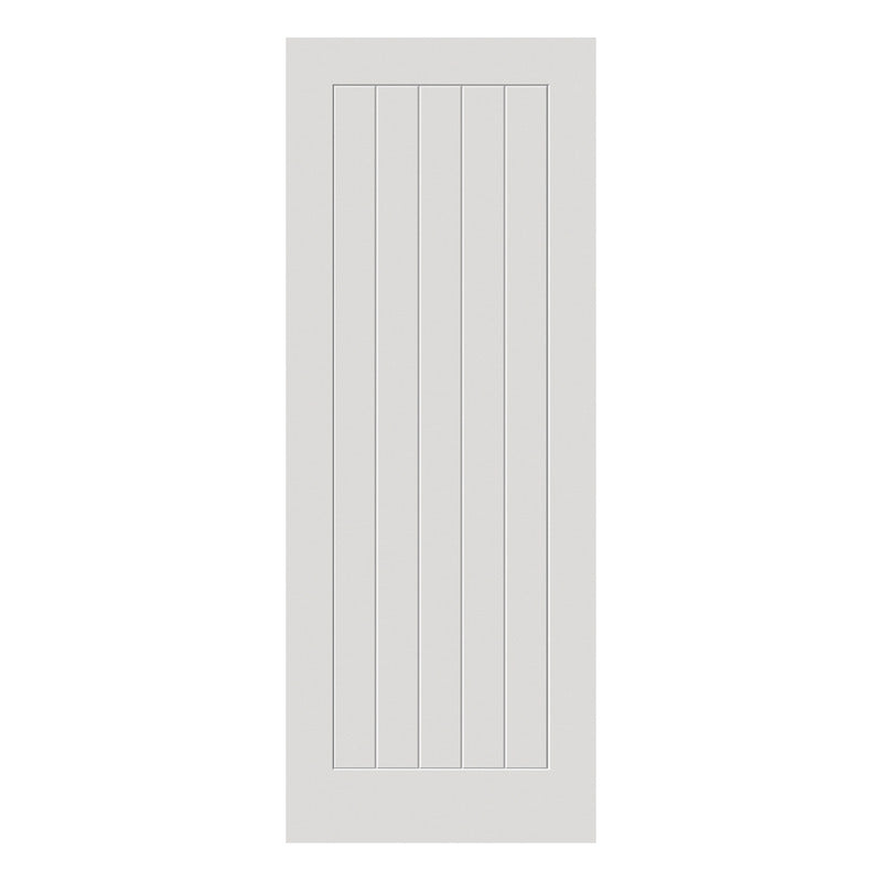 JB Kind Thames White Primed 5 Panel Internal Door - All Sizes