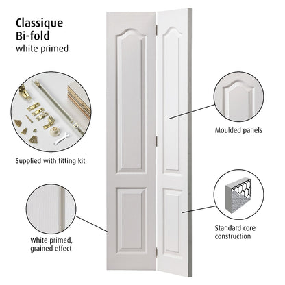 JB Kind Moulded Panel Classique Bi-Fold Door