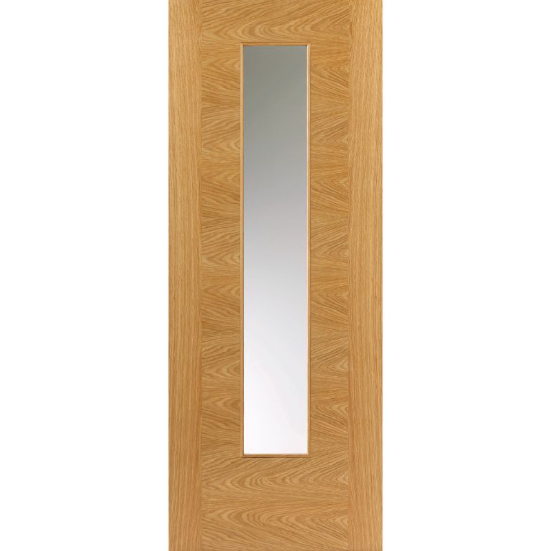 JB Kind Oak Ostria Glazed Pre-Finished Internal Door 1981 X 686 X 35mm