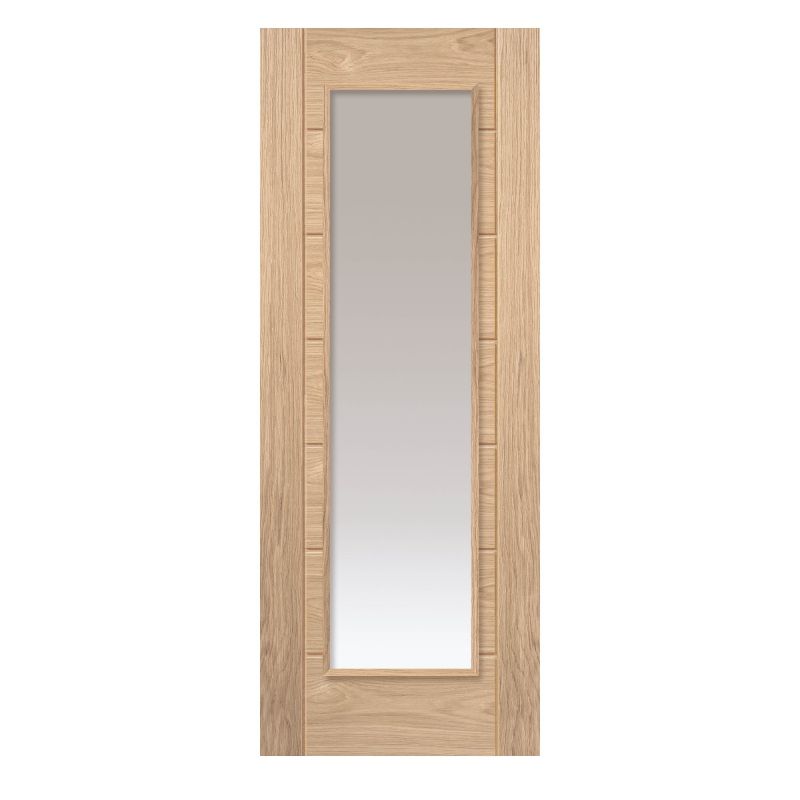 JB Kind Palomino Oak Glazed Internal Door 1981 x 762 x 35mm