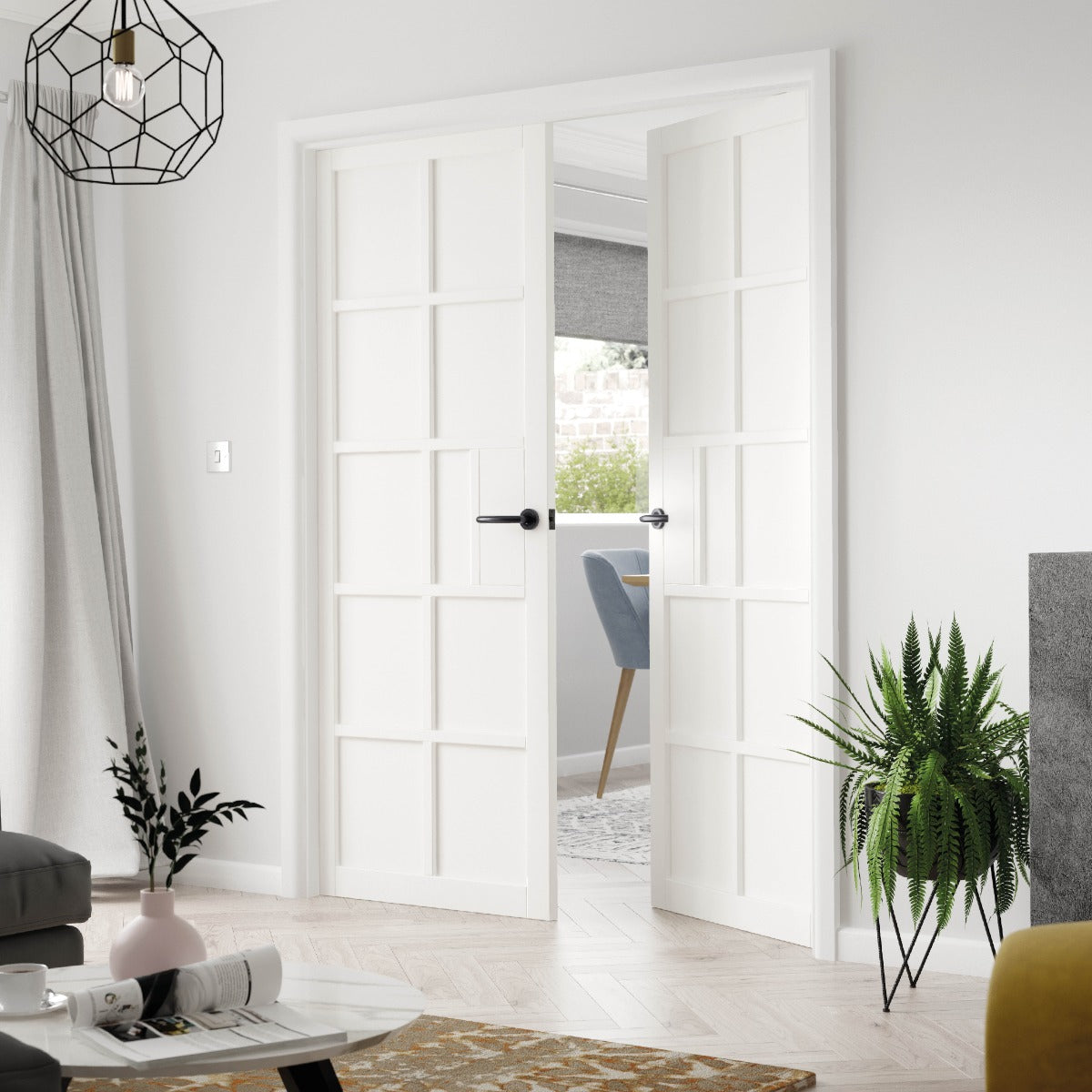 JB Kind Plaza White Internal Door