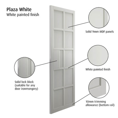 JB Kind Plaza White Internal Door