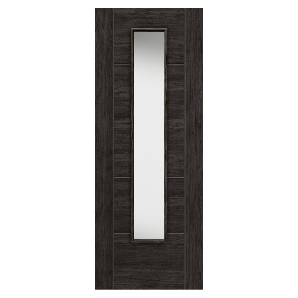 JB Kind Dark Grey Tigris Cinza Laminate Internal Glazed Door