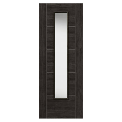 JB Kind Dark Grey Tigris Cinza Laminate Internal Glazed Door