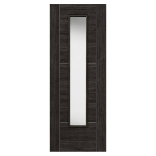 JB Kind Dark Grey Tigris Cinza Laminate Internal Glazed Door