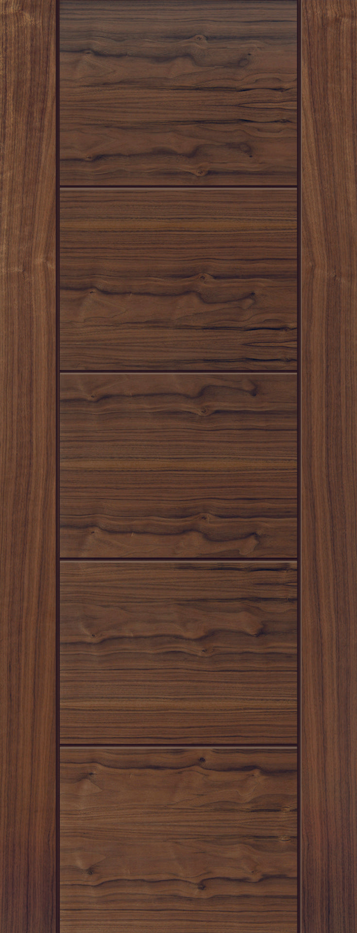 Image for JB Kind River Walnut Modern Tigris Pre-Finished Internal Fire Door