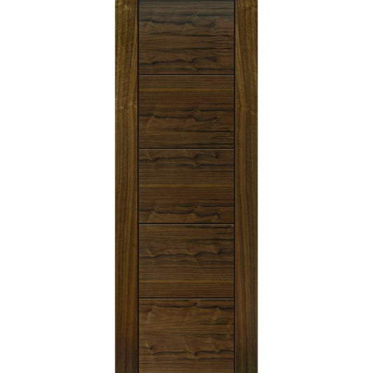 JB Kind Walnut Modern Tigris Pre-Finished Internal Fire Door-78in x 27in x 44mm (1981 x 686mm)