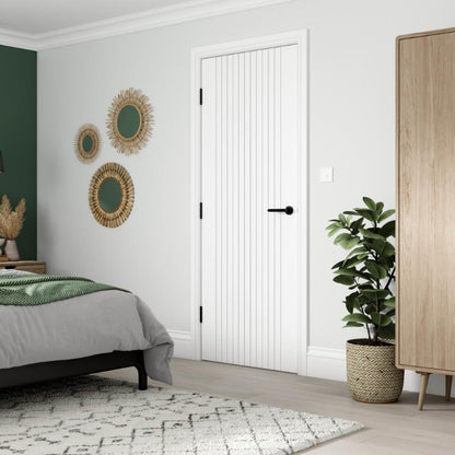 Aria White Primed Internal Fire Door FD30 - All Sizes