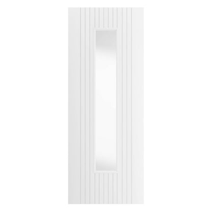 Aria White Primed Glazed Internal Door - All Sizes