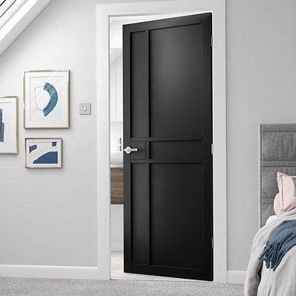 JB Kind City Black Painted Internal Door