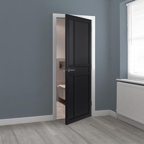 JB Kind City Black Painted Internal Door