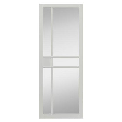 JB Kind City White Painted Clear Glazed Internal Door