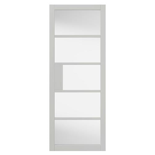 JB Kind Metro White Painted Clear Glazed Internal Door