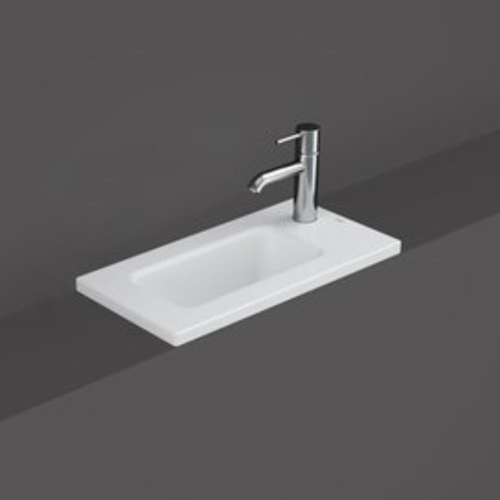 RAK Ceramics Joy 410mm In-Countertop Basin 1 Tap Hole White