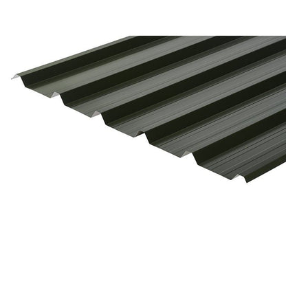 Cladco 32/1000 Box Profile Polyester Paint Coated 0.5mm Metal Roof Sheet Juniper Green - All Sizes