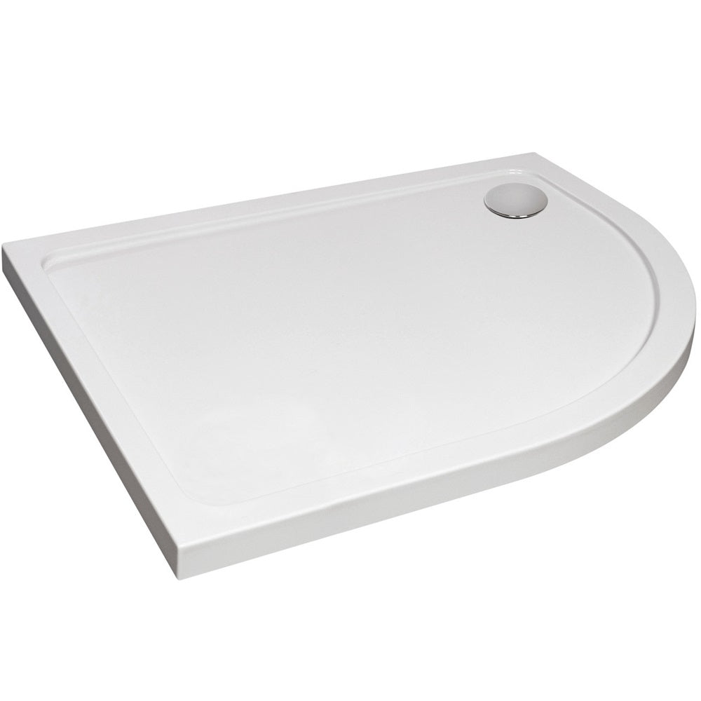 Just Trays Designer Offset Quadrant Shower Tray RH