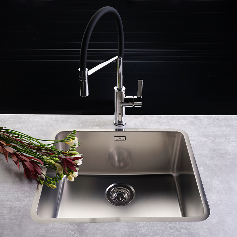 Reginox Kansas 40x40 Integrated Stainless Steel Kitchen Sink