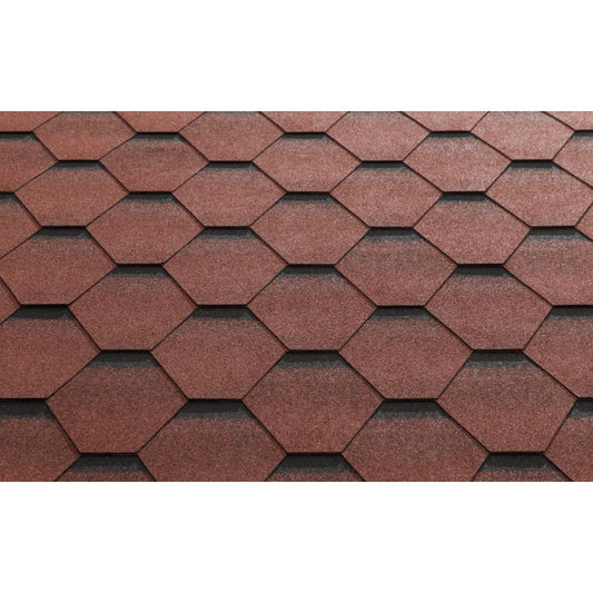 Katepal Katrilli Hexagonal Bitumen Roof Shingles (3m2 Pack) - All Colours