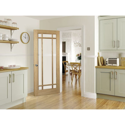 Image for Deanta Kerry Glazed Interior Oak Door