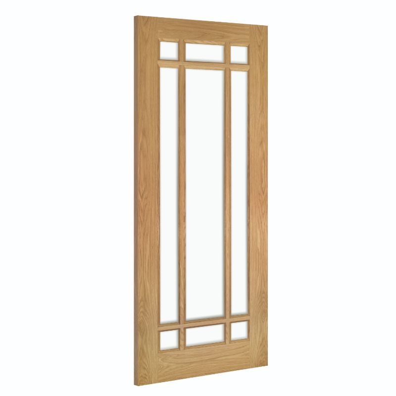 Image for Deanta Kerry Glazed Interior Oak Door - 1981 x 762 x 35 mm