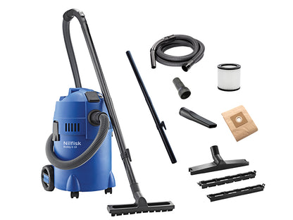 Kew Nilfisk Alto Buddy II Wet & Dry Vacuum With Power Tool Take Off 18 Litre 1200W 240V