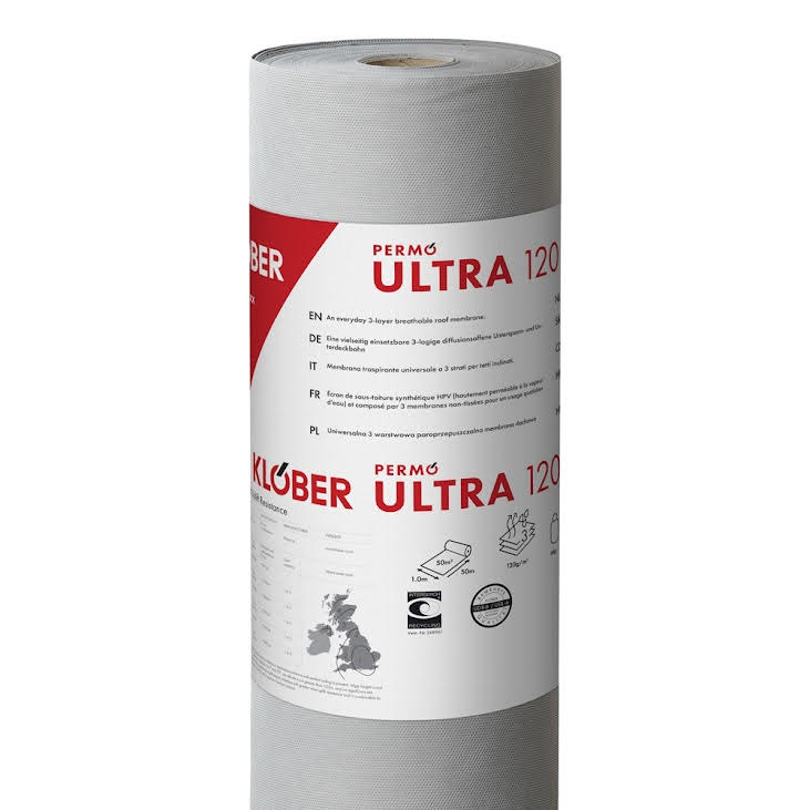 Klober Permo Ultra 120 - 1.5m x 50m (75m2 Roll)