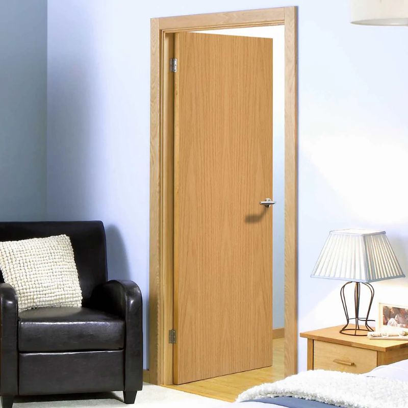 Image for LPD Oak Flush Pre-Finished Internal Fire Door 