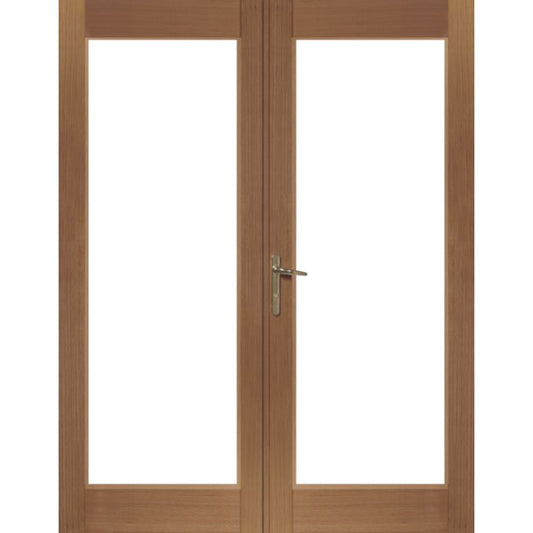 XL Joinery La Porte French Door External Hardwood Set (Chrome Hardware) 1490 x 2074mm