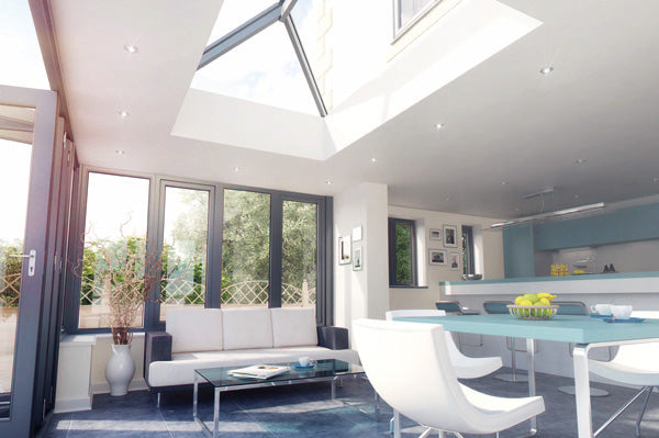 Image for Atlas Contemporary Roof Lantern Window Active Neutral Double Glazed - Grey & White