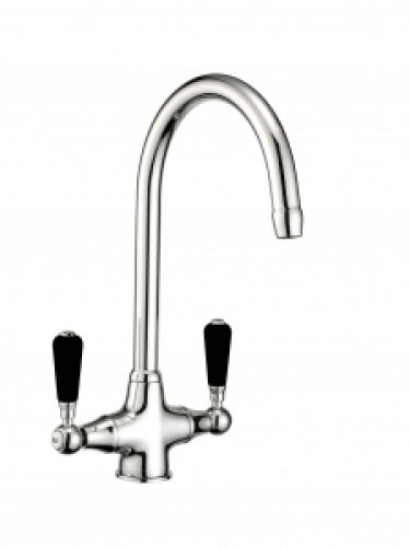 Image for Reginox Brooklyn Chrome Dual Lever Mixer Kitchen Tap