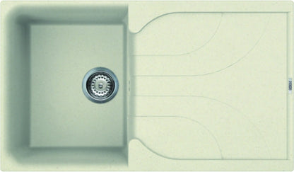 Image for Reginox Elleci Ego 400 Granite Kitchen Sink Cream EGO400 C