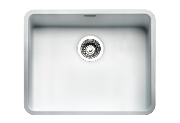 Image for Reginox Regi Color Ohio 50x40 Coloured Stainless Steel Integrated/Underbuild Kitchen Sink Arctic White OHIO50X40CW