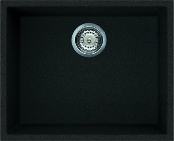 Image for Reginox Elleci Quadra 105 Granite Kitchen Sink Black QUADRA105 B