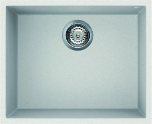 Image for Reginox Elleci Quadra 105 Granite Kitchen Sink White QUADRA105 W