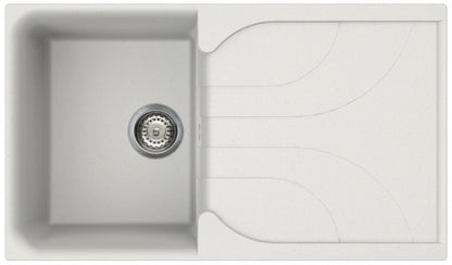 Image for Reginox Elleci Ego 400 Granite Kitchen Sink White EGO400 W