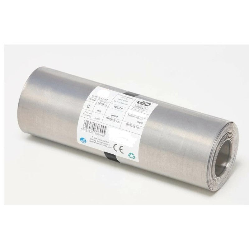 Image for Lead Code 6 - 150mm x 3m Roofing Lead Flashing Roll