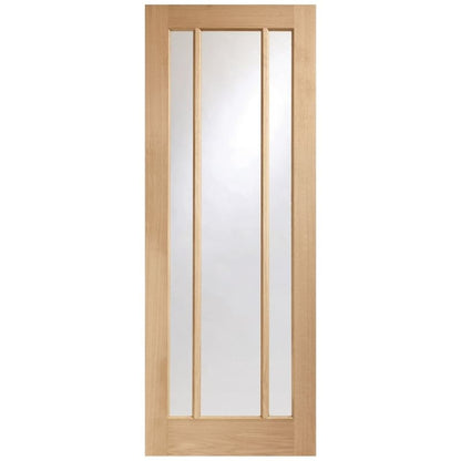 Image for XL Joinery Worcester 3 Light Internal Oak Door with Clear Glass 2040 x 826 x 40mm