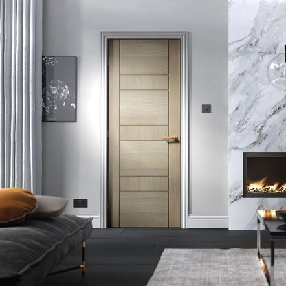 LPD Edmonton Light Grey Pre-Finished Internal Fire Door - 78in x 33in x 44mm (1981 x 838mm)
