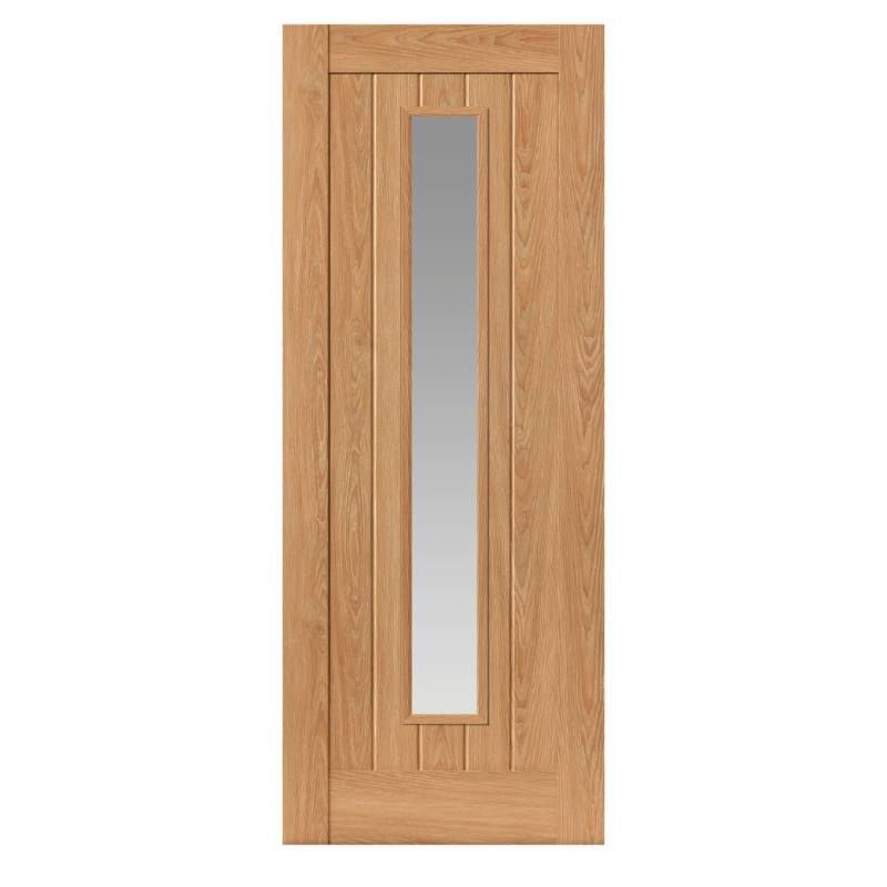 JB Kind Hudson Glazed Oak Effect Laminate Cottage Internal Door-78in x 27in x 44mm (1981 x 686mm)