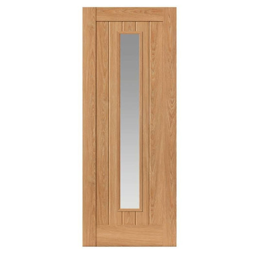 JB Kind Hudson Glazed Oak Effect Laminate Cottage Internal Door-80.3in x 24.6in x 40mm (2040 x 626mm)