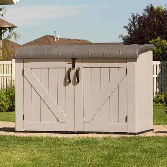 Lifetime 6ft x 3.5ft Heavy Duty Horizontal Storage Plastic Shed