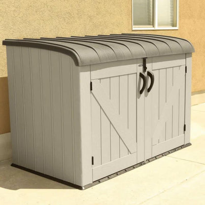 Lifetime 6ft x 3.5ft Heavy Duty Horizontal Storage Plastic Shed