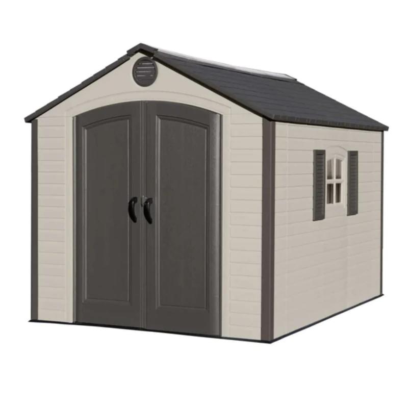 Lifetime 8ft x 10ft Special Edition Heavy Duty Plastic Garden Shed